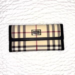 Burberry Nova Check Envelope Wallet